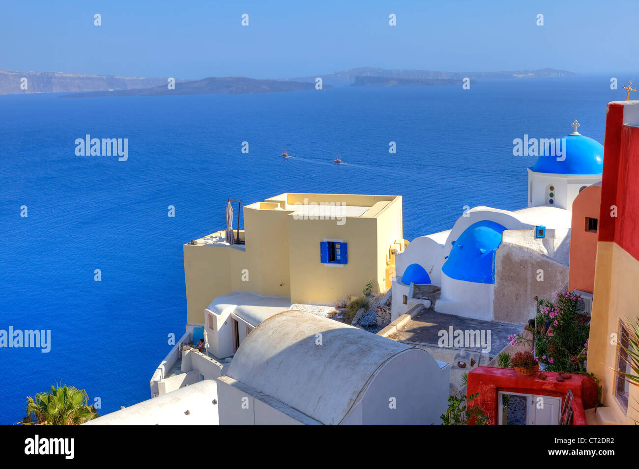 Oia - Santorini, Grecia Foto Stock