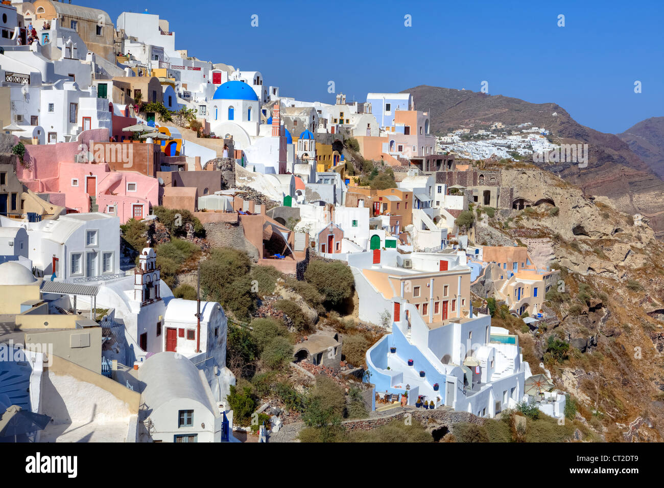 Oia - Santorini, Grecia Foto Stock