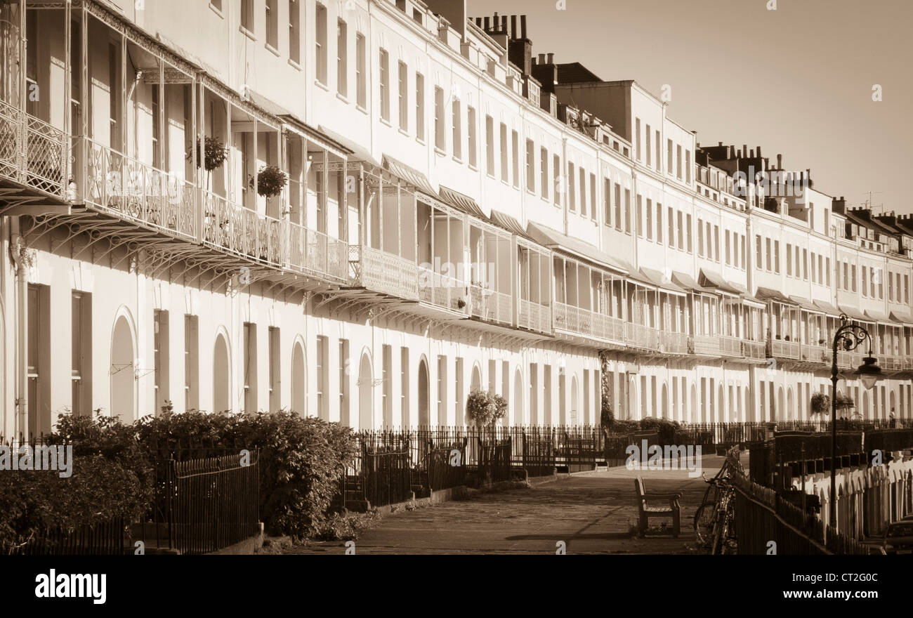 Royal York Crescent, Clifton, Bristol, terrazza georgiana Foto Stock