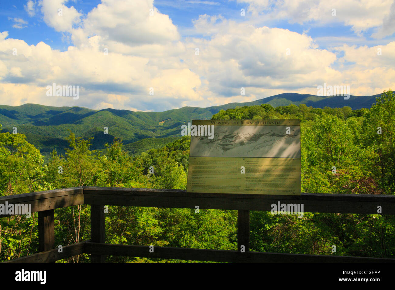 HOMESTEAD STEFANO MOUNTAIN si affacciano, Stefano Mountain State Park, Stefano montagna, Tennessee, Stati Uniti d'America Foto Stock