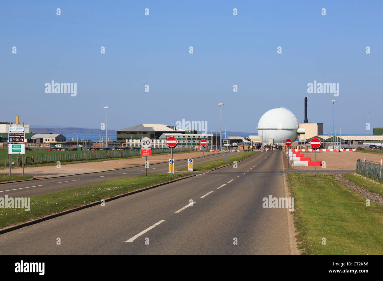 Dounreay centrale nucleare energia atomica del reattore di ricerca e di stabilimento sulla costa nord di Caithness in Scozia UK Gran Bretagna Foto Stock
