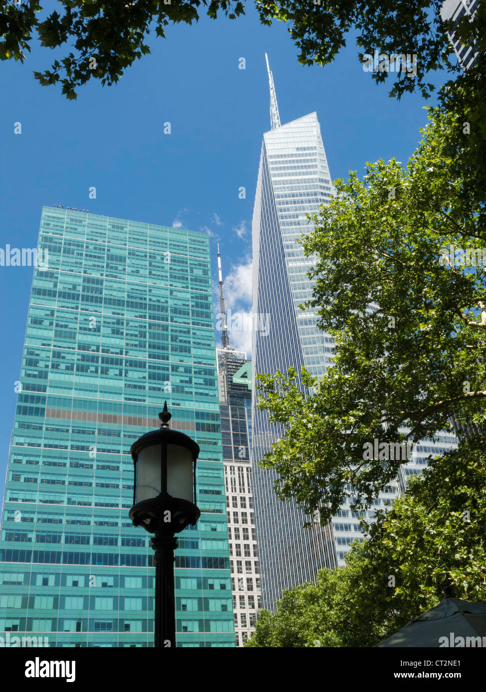 Edificio di MetLife e Bank of America Tower, NYC Foto Stock