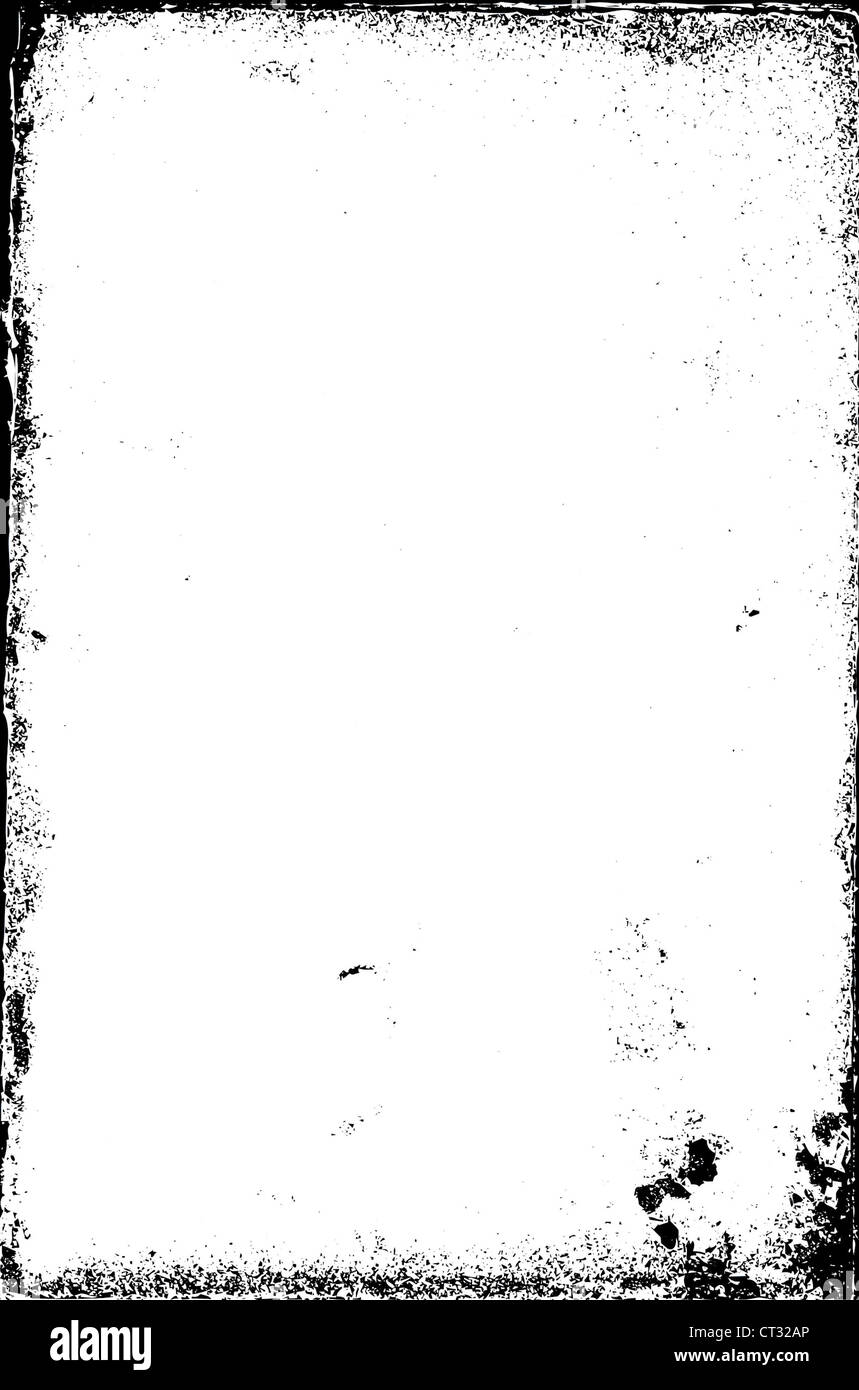 Cornice decorativa su sfondo bianco Foto Stock