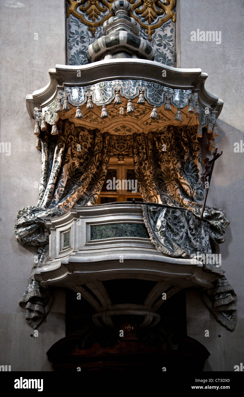 Pulpito di marmo Venezia Foto Stock