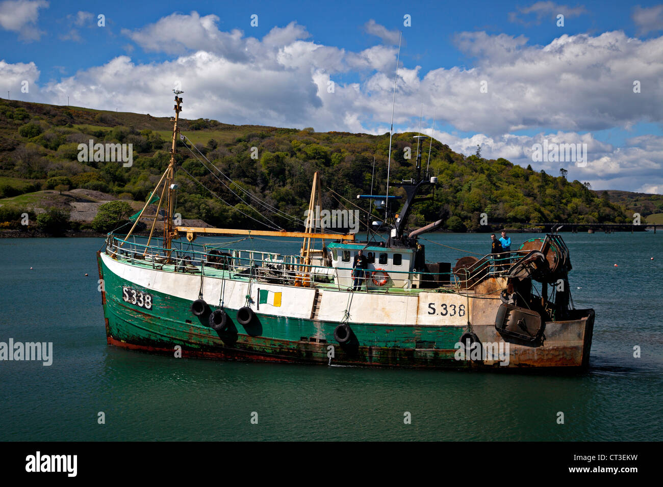 La pesca a strascico, Union Hall West Cork Foto Stock