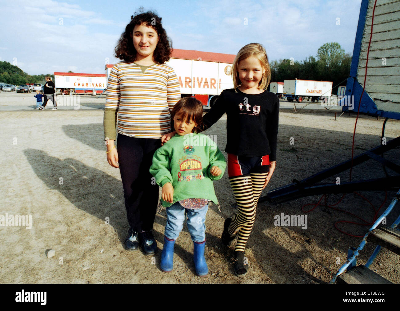 Bambini del circo Foto Stock