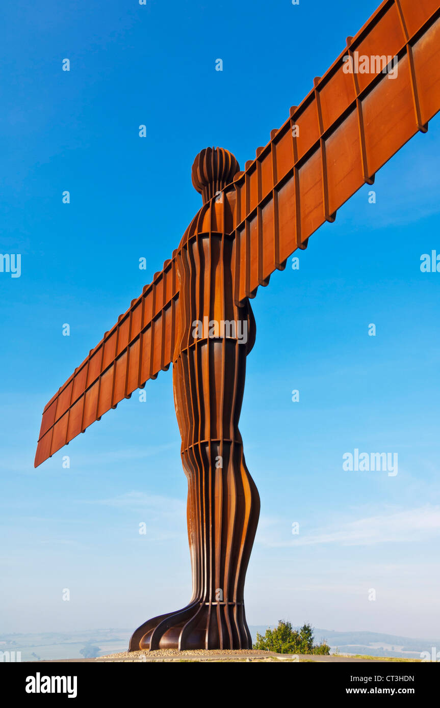Angelo del Nord la scultura di Antony Gormley Gateshead Newcastle-upon-Tyne Inghilterra gb uk eu europe Foto Stock