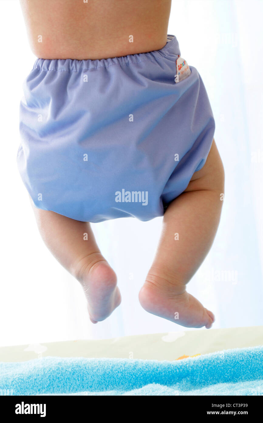 PANNOLINO LAVABILE Foto Stock