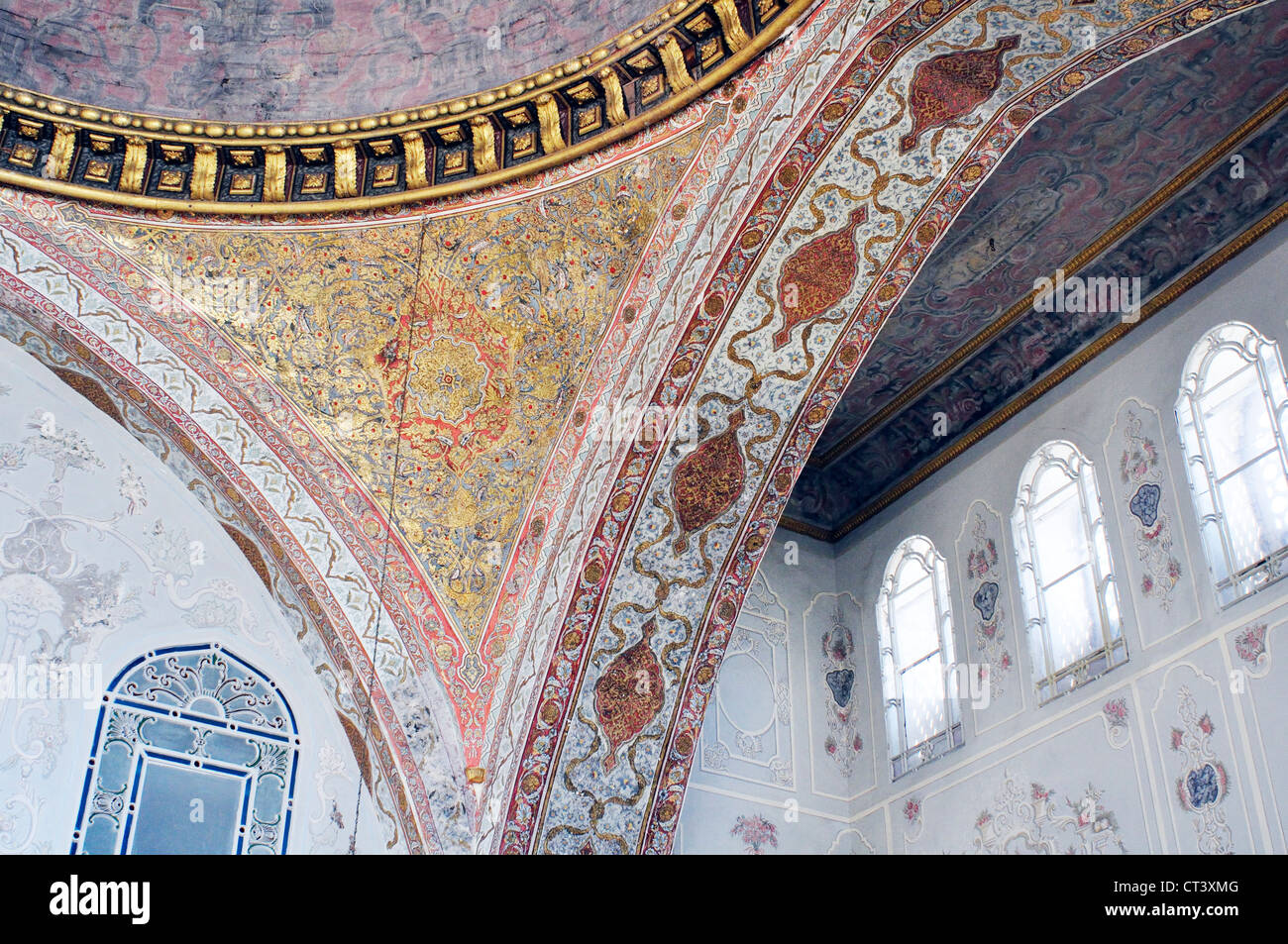 Turchia, Istanbul, il Topkapi Palace, l'Harem e il Sultan's Private Foto Stock