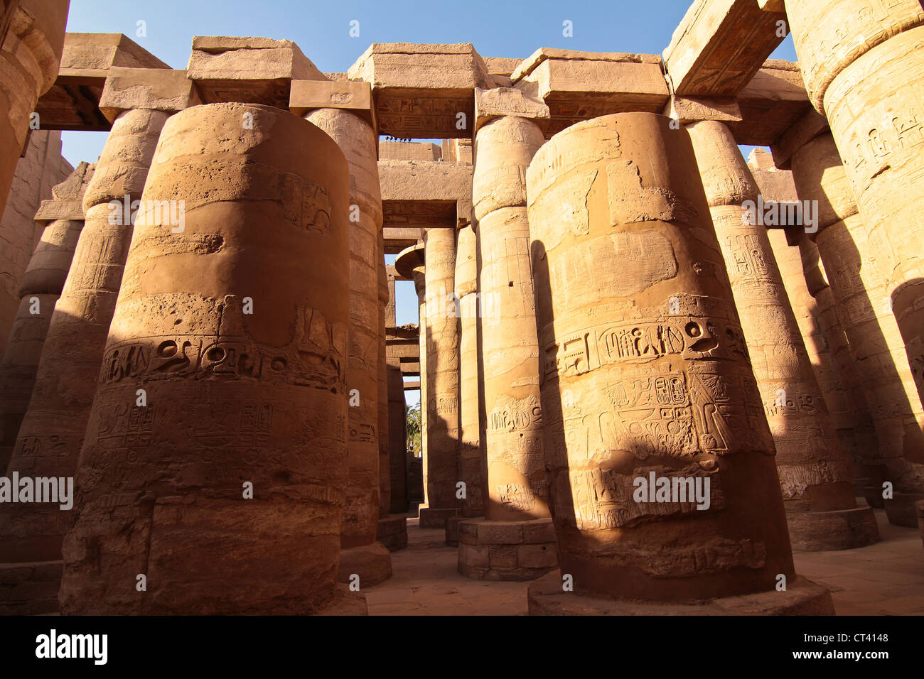 Tempio di Karnak Luxor Egitto Foto Stock