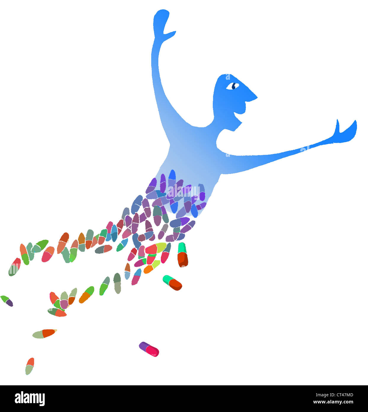 OVERMEDICATION Foto Stock