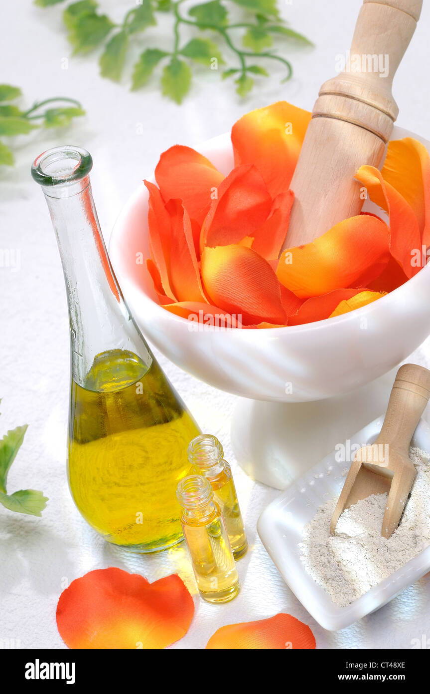 CURA DI BELLEZZA Foto Stock