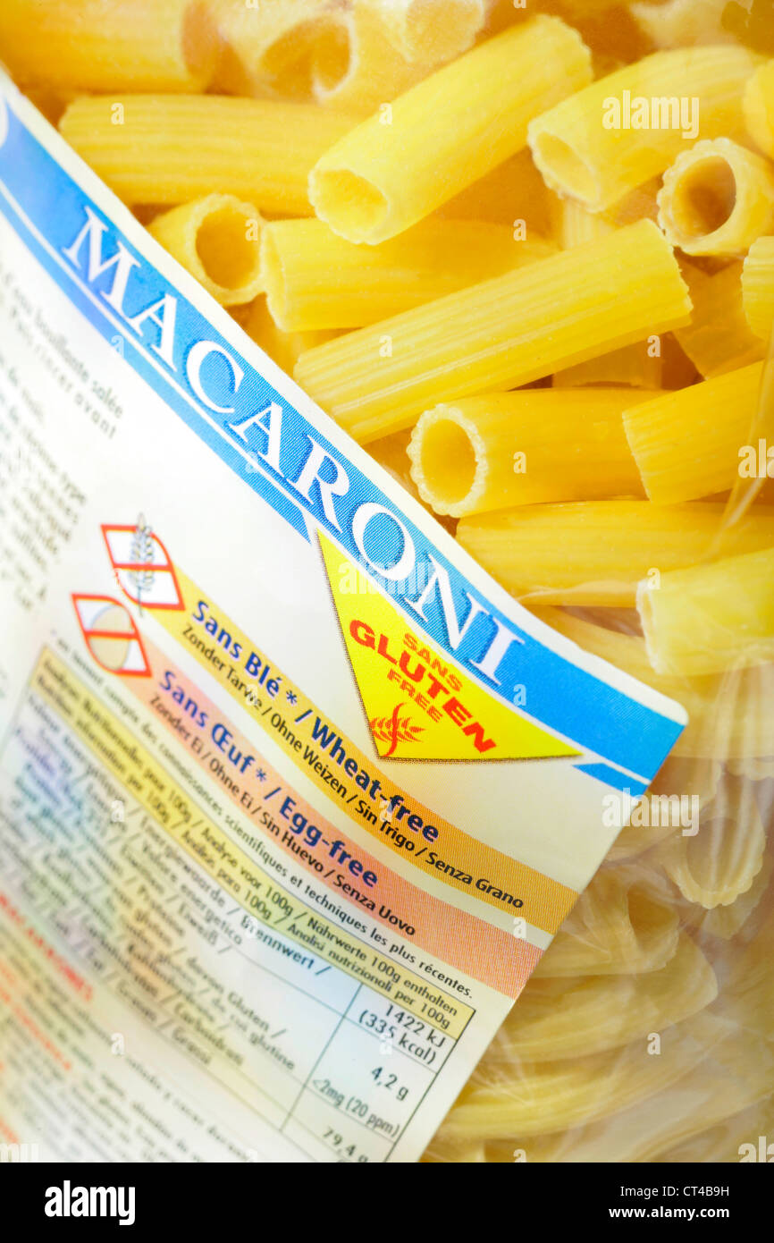 ALLERGIA ALIMENTARE Foto Stock