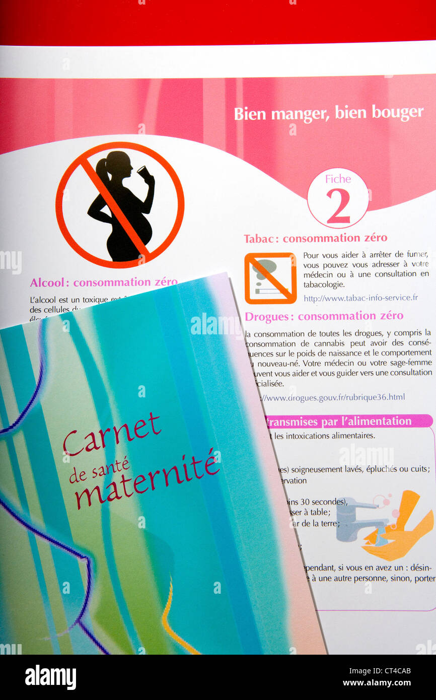 La cartella di gravidanza Foto stock - Alamy