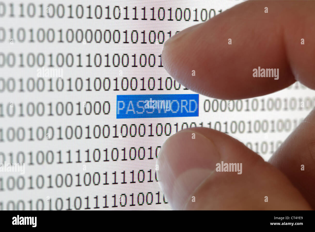 Password di sicurezza Foto Stock