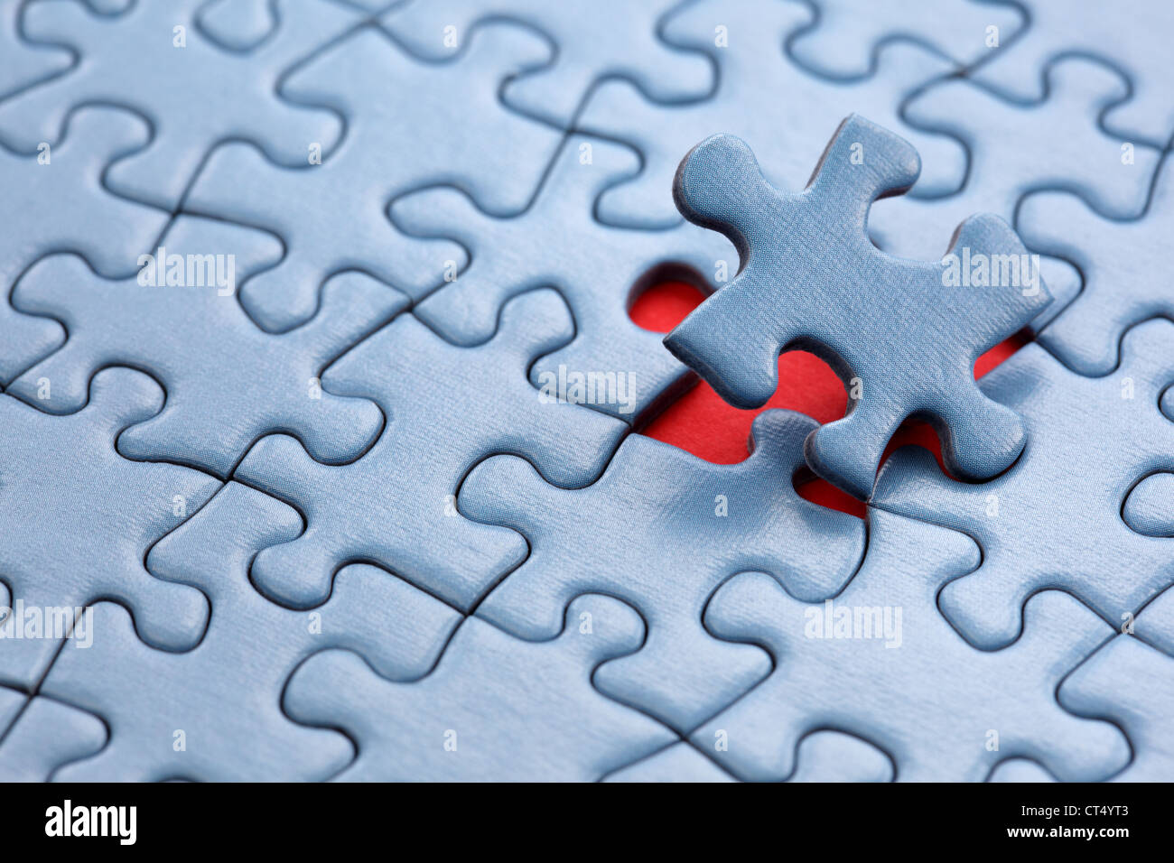 Ultimo pezzo del puzzle Foto Stock