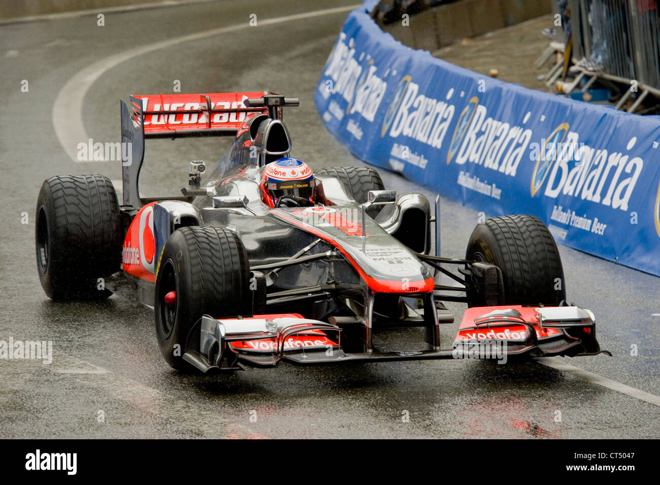 Jenson Button F1 McLaren Mercedes Foto Stock