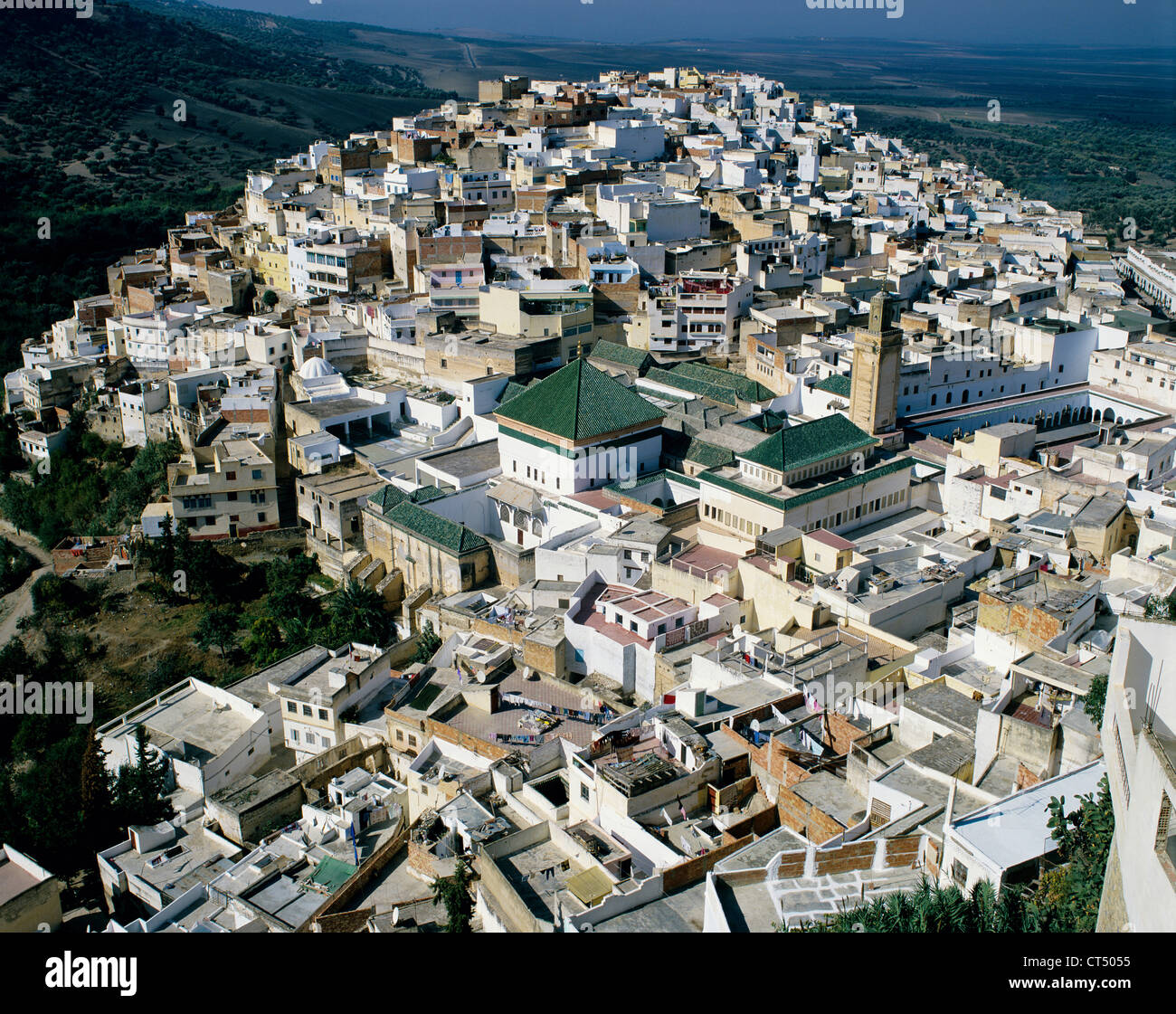 Il Marocco. Moulay Idriss. Nei pressi di Meknes. Foto Stock