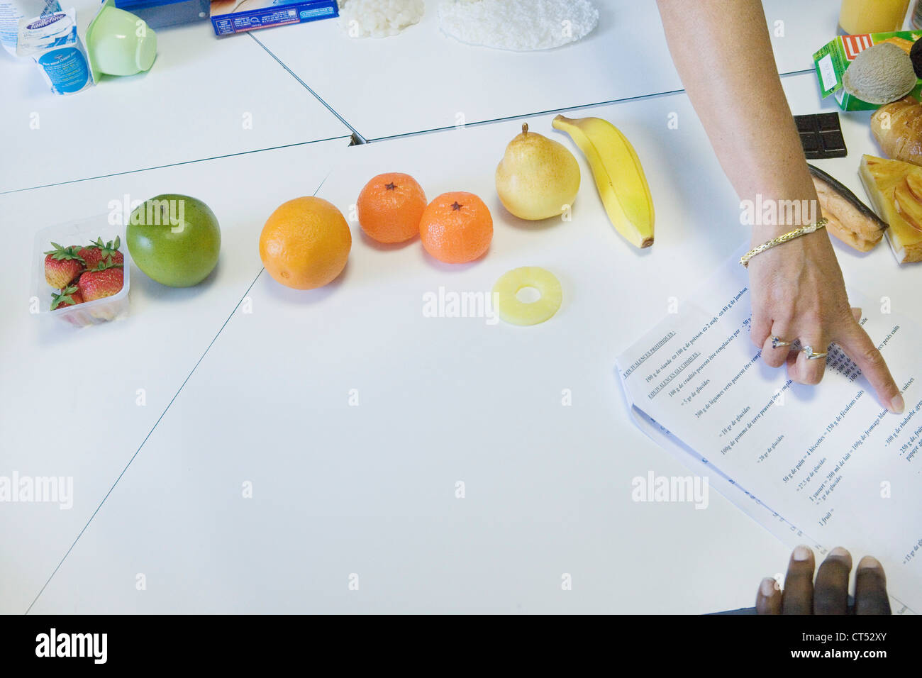 WORKSHOP DI DIETOLOGIA Foto Stock