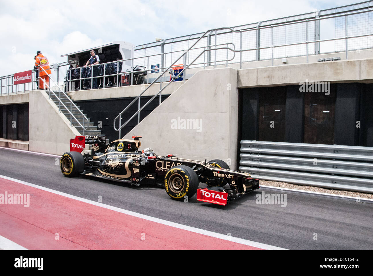 Kimi Raikkonen, Team Lotus F1. British Formula 1 Grand Prix, Silverstone, 2012 Foto Stock