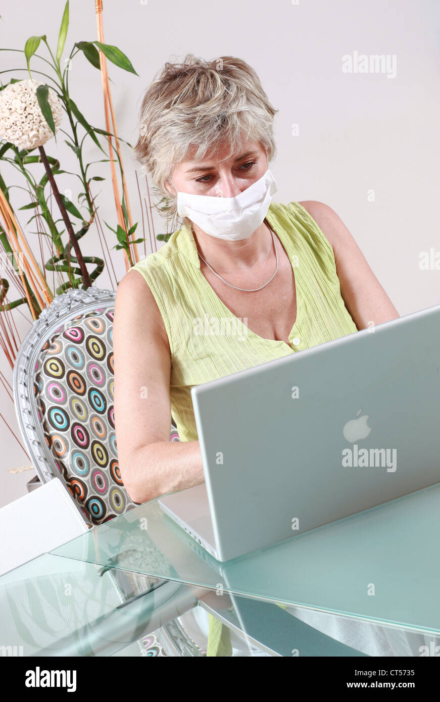 La prevenzione, la maschera Foto Stock