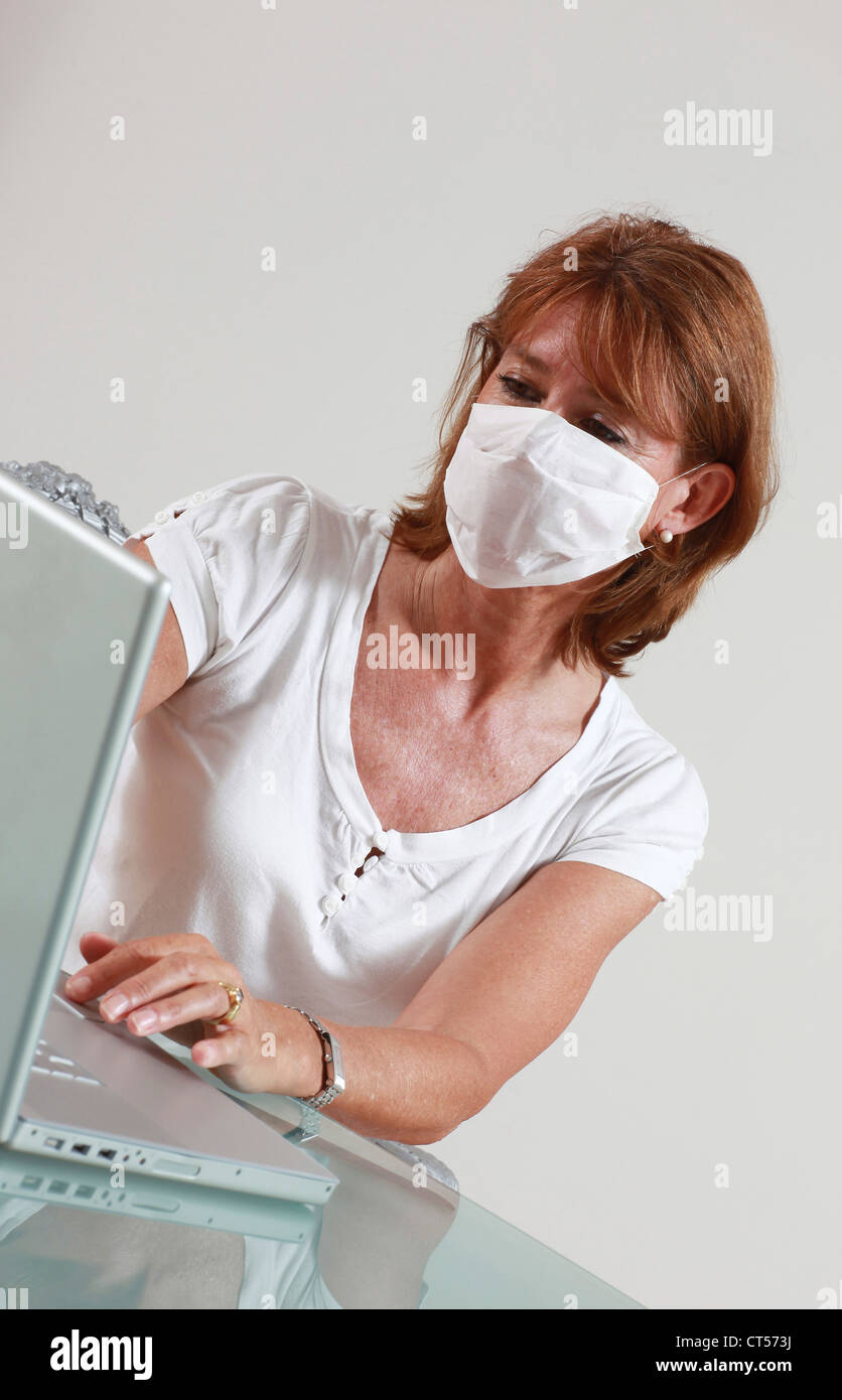 La prevenzione, la maschera Foto Stock