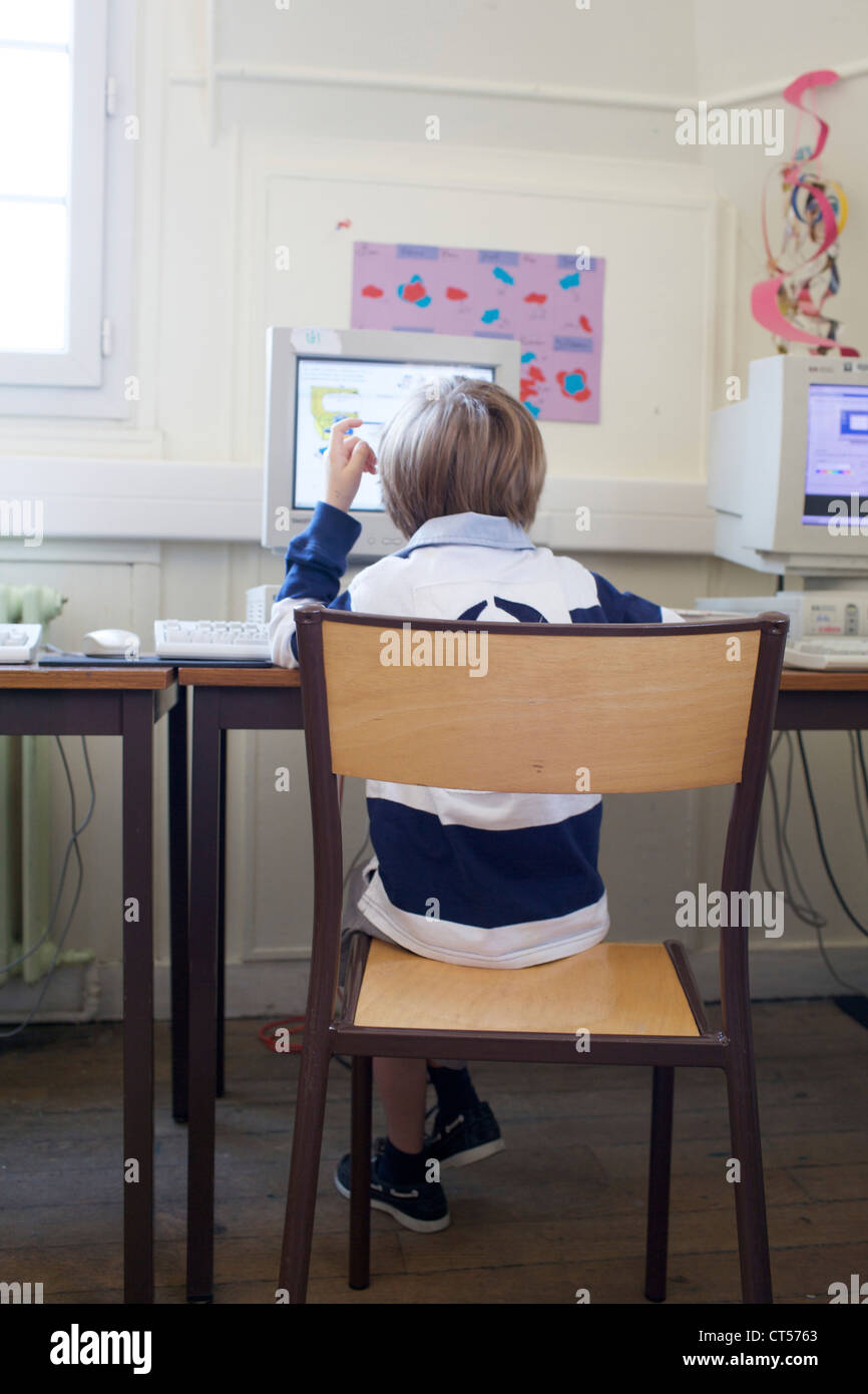 SCUOLA DI COMPUTER Foto Stock
