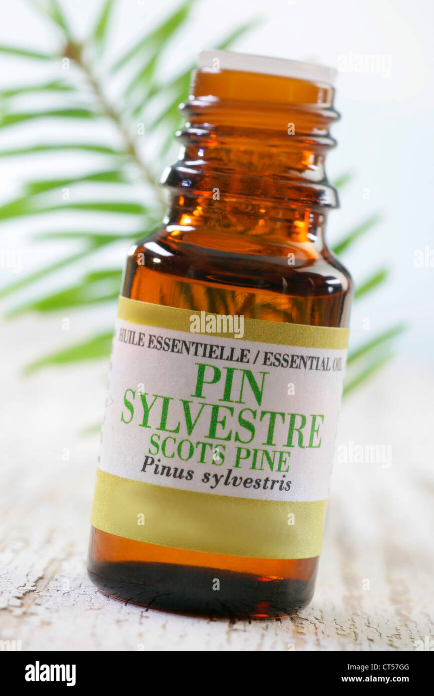 OLIO ESSENZIALE Foto Stock