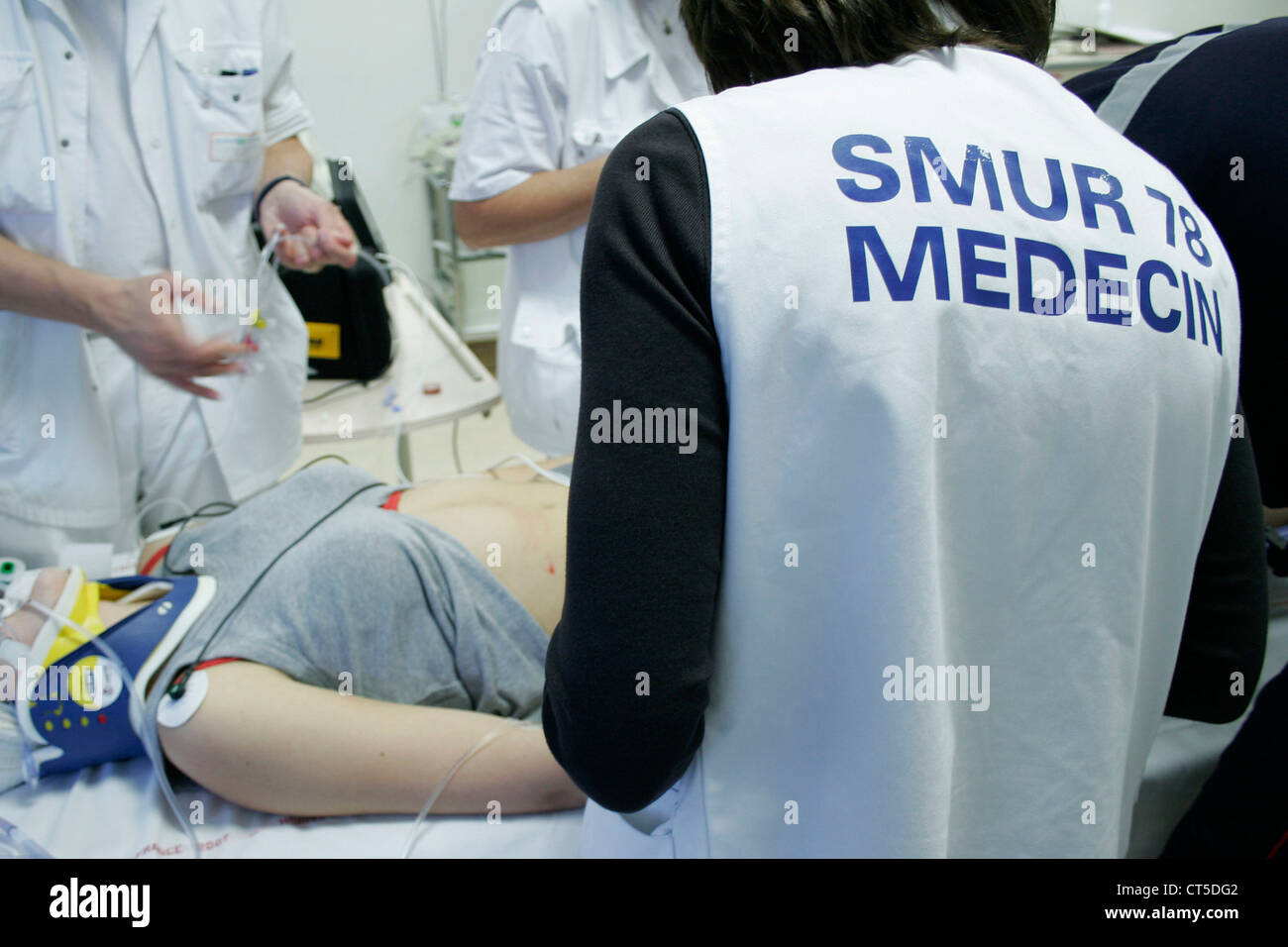 Caso di emergenza, OSPEDALE Foto Stock