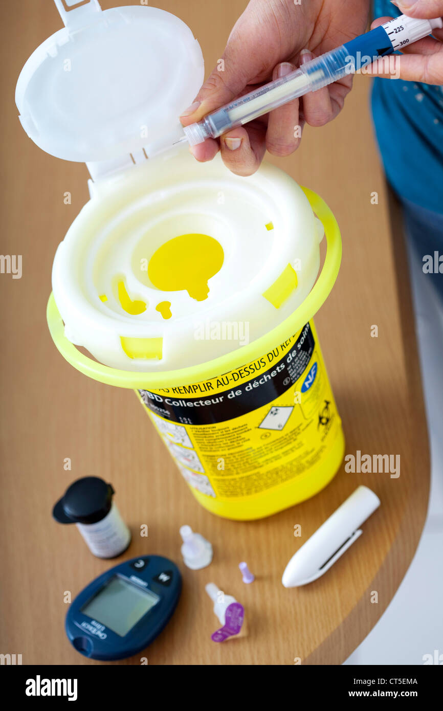 RISCHIO BIOLOGICO Foto Stock