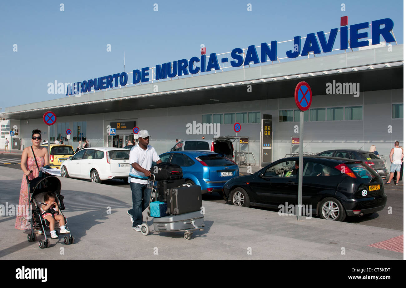 Dall'aeroporto di Murcia San Javier Spagna meridionale Foto Stock