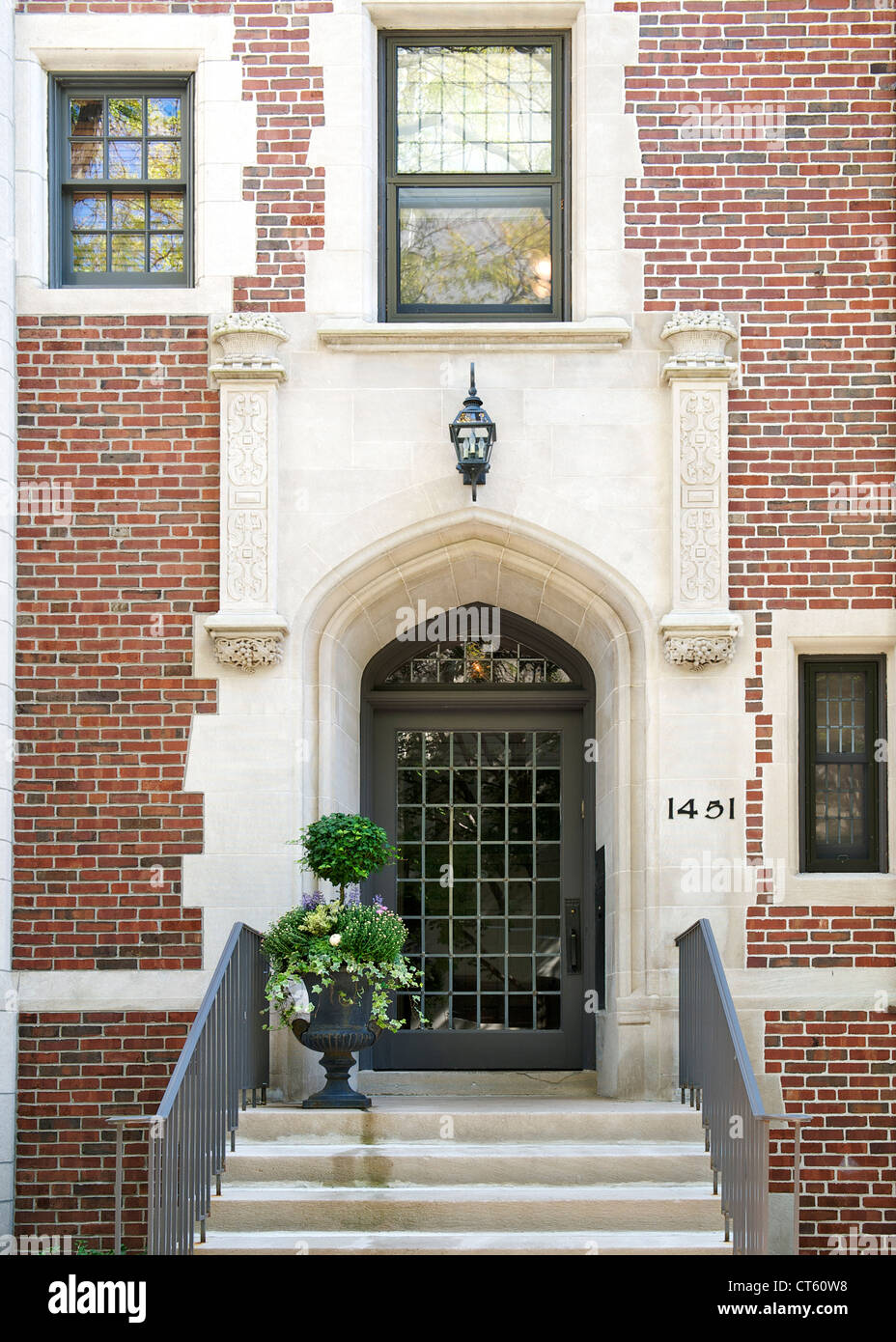 Peter Fortune House nel distretto di Astor in Chicago. Foto Stock