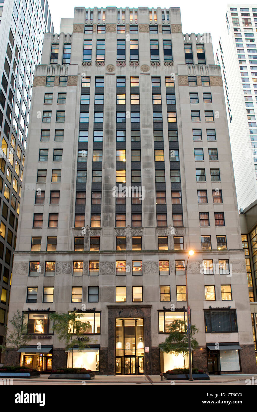 McGraw-Hill Building a Chicago, Illinois, Stati Uniti d'America. Foto Stock