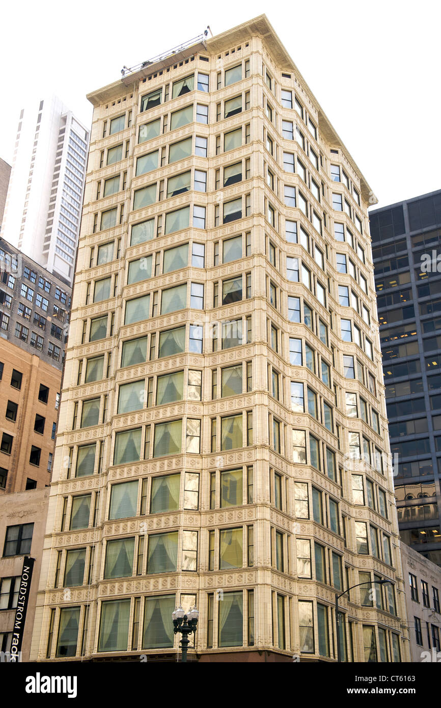 La Reliance Building a Chicago, Illinois, Stati Uniti d'America. Foto Stock