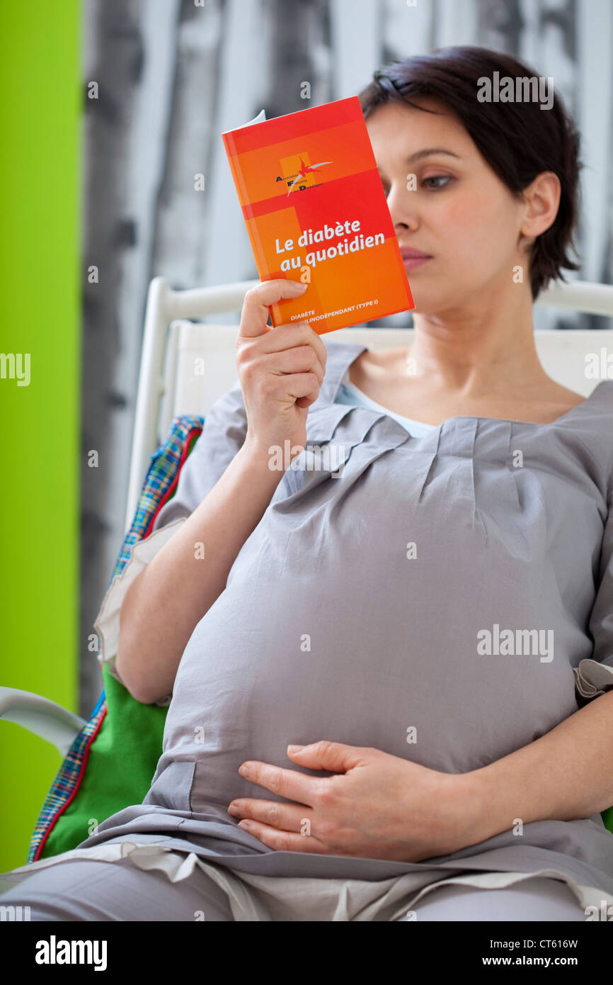 Le informazioni del diabete Foto Stock