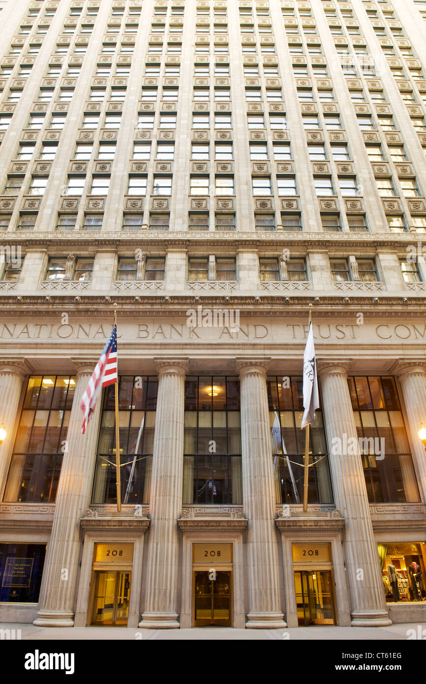 Continental National Bank Building a Chicago, Illinois, Stati Uniti d'America. Foto Stock