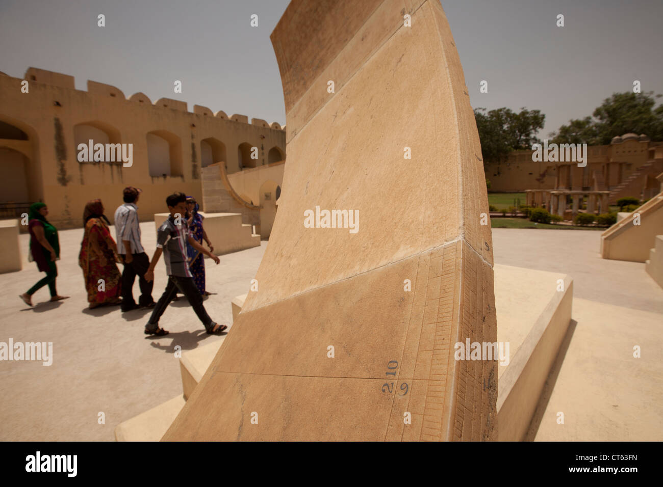 Jantar Mantar Astronomical Center Foto Stock