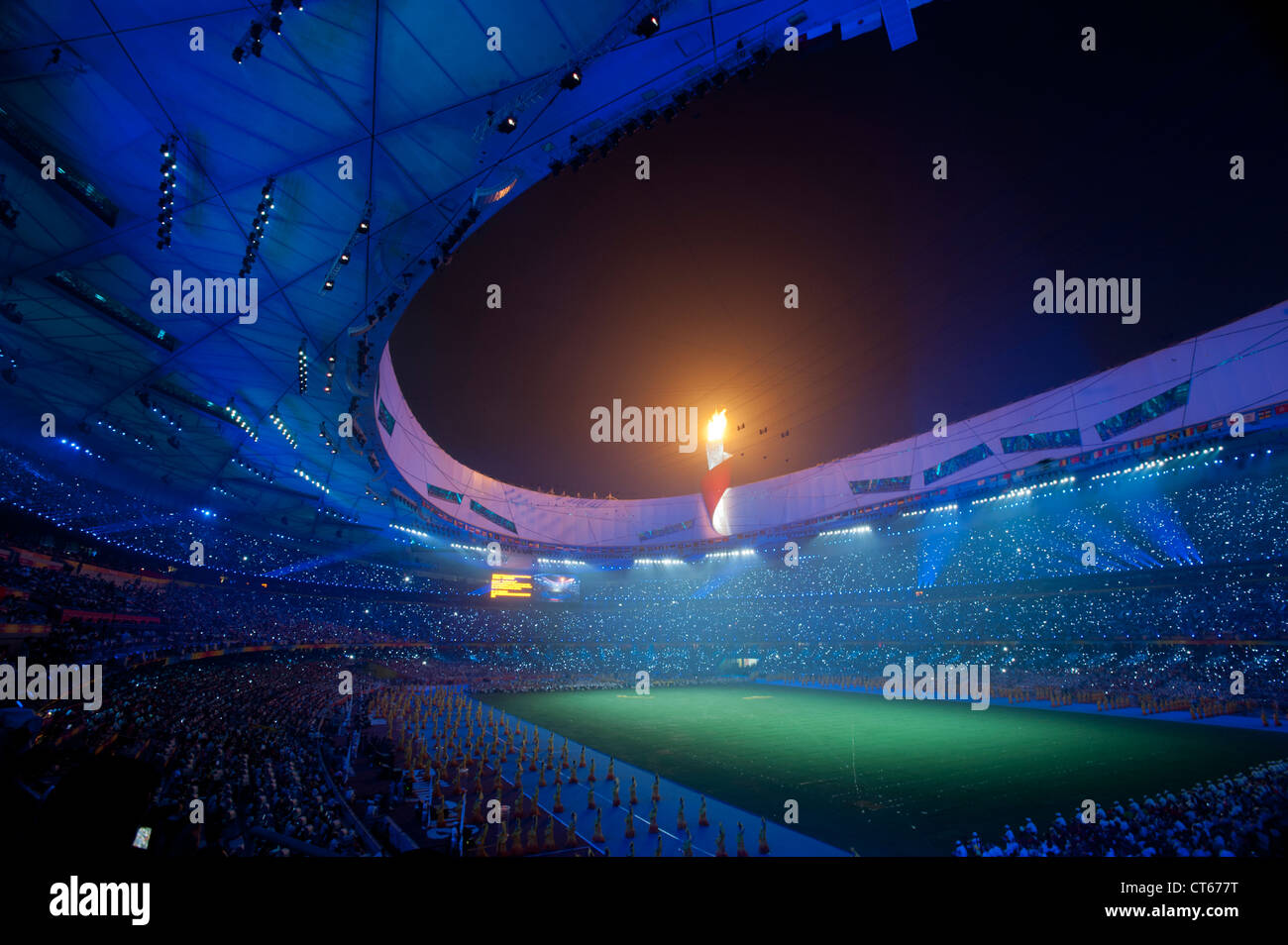 Cerimonia di chiusura del 2008 Giochi Paralimpici a Pechino in Cina il 16 settembre 2008. Foto Stock