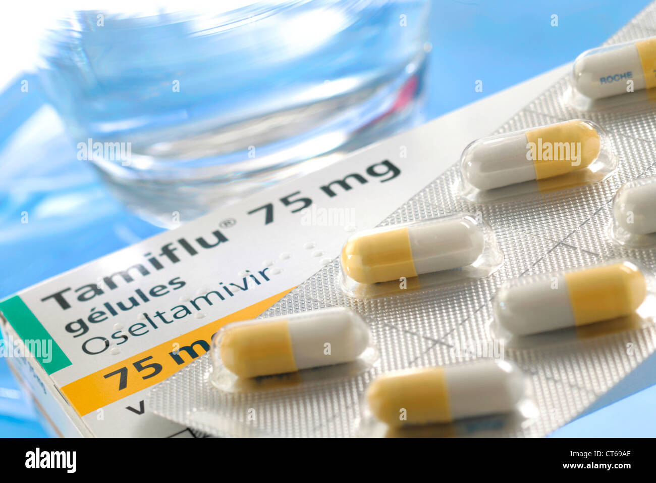 Il trattamento per l'INFLUENZA Foto Stock