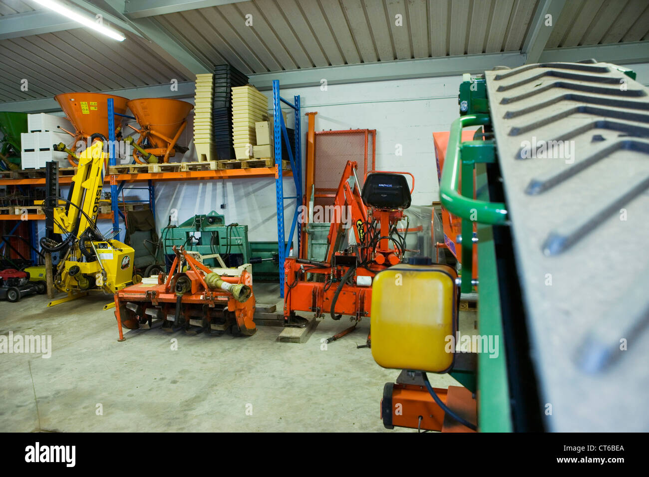 Spazi verdi di manutenzione Foto Stock