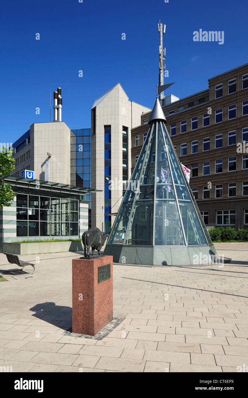 Platz von Buffalo a Dortmund, Ruhrgebiet, Renania settentrionale-Vestfalia Foto Stock