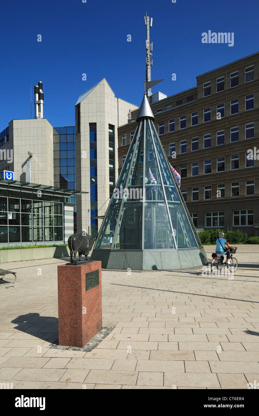 Platz von Buffalo a Dortmund, Ruhrgebiet, Renania settentrionale-Vestfalia Foto Stock