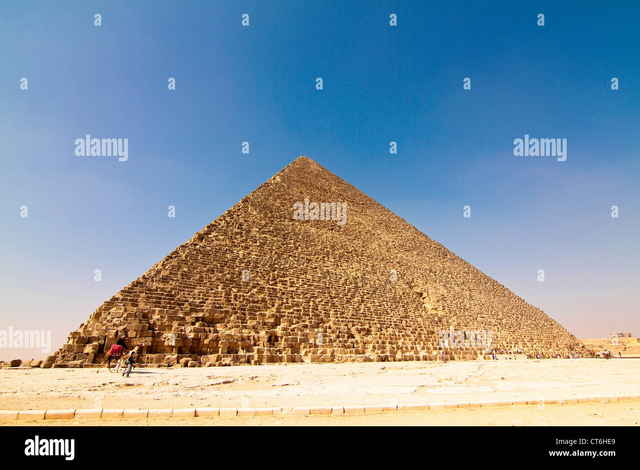Piramidi di Giza Egitto Foto Stock