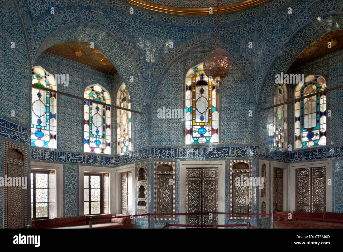 Türkei, Istanbul, Topkapi Saray, Vierter Hof, Bagdad Kiosk oder Bagdad Köskü, erbaut 1638 nach der Eroberung Bagdads durch Murad IV. Foto Stock