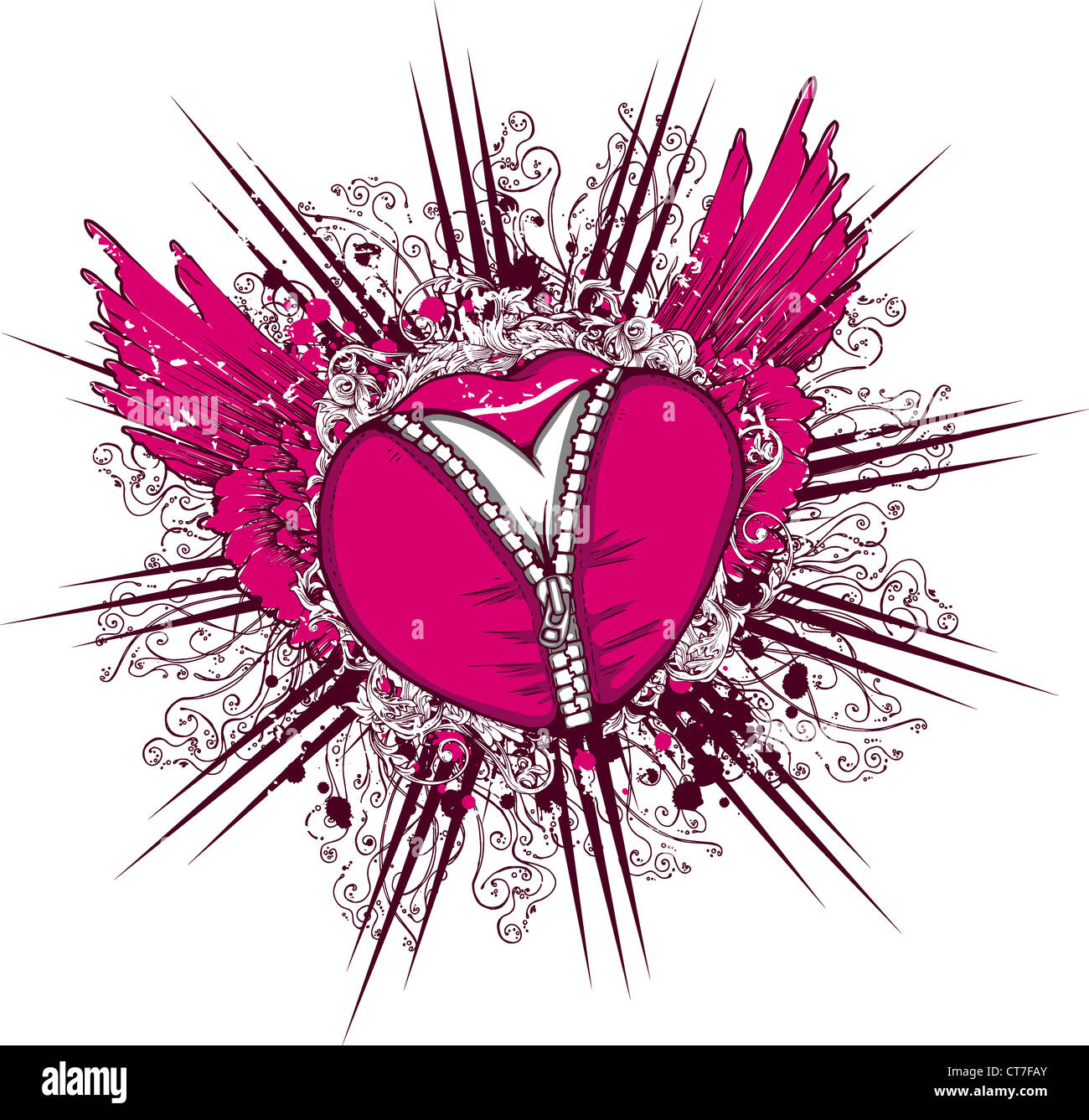 Illustrazione vintage Foto Stock