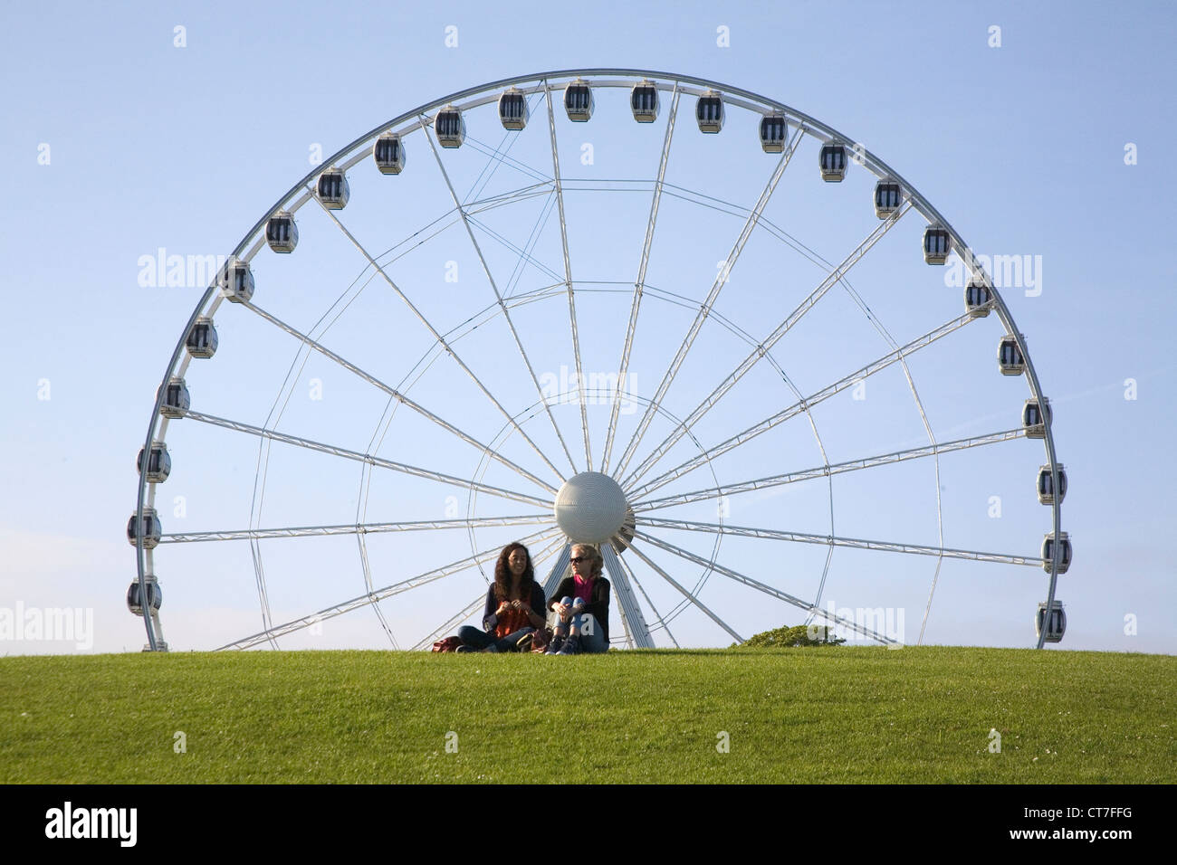 La ruota sul Plymouth Hoe sulla South Devon Coast Foto Stock