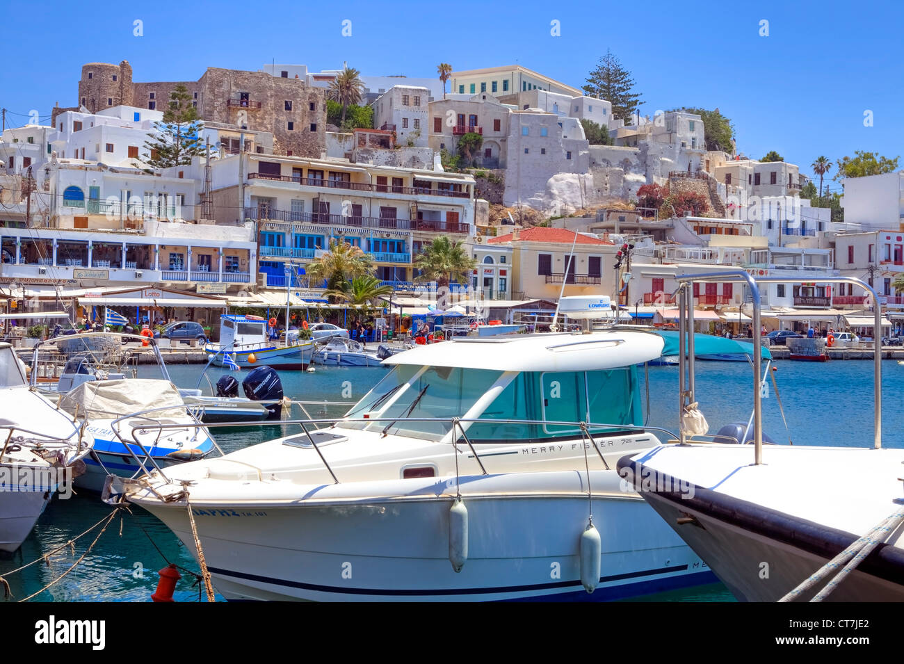Chora di Naxos, Grecia Foto Stock
