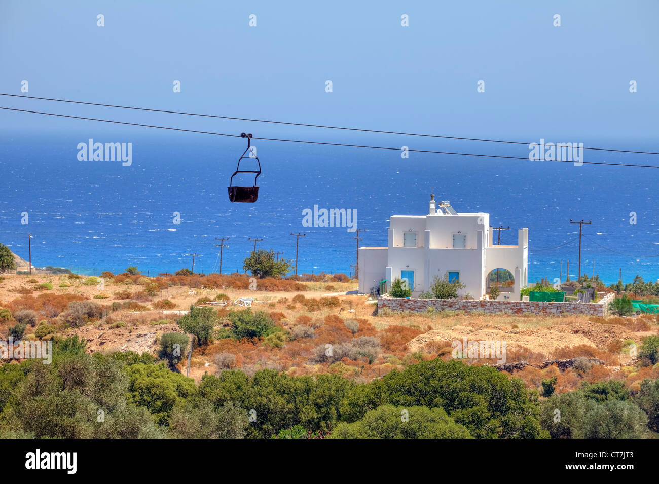 Vecchie leggende del emery estrazione a Moutsouna, Naxos, Grecia Foto Stock