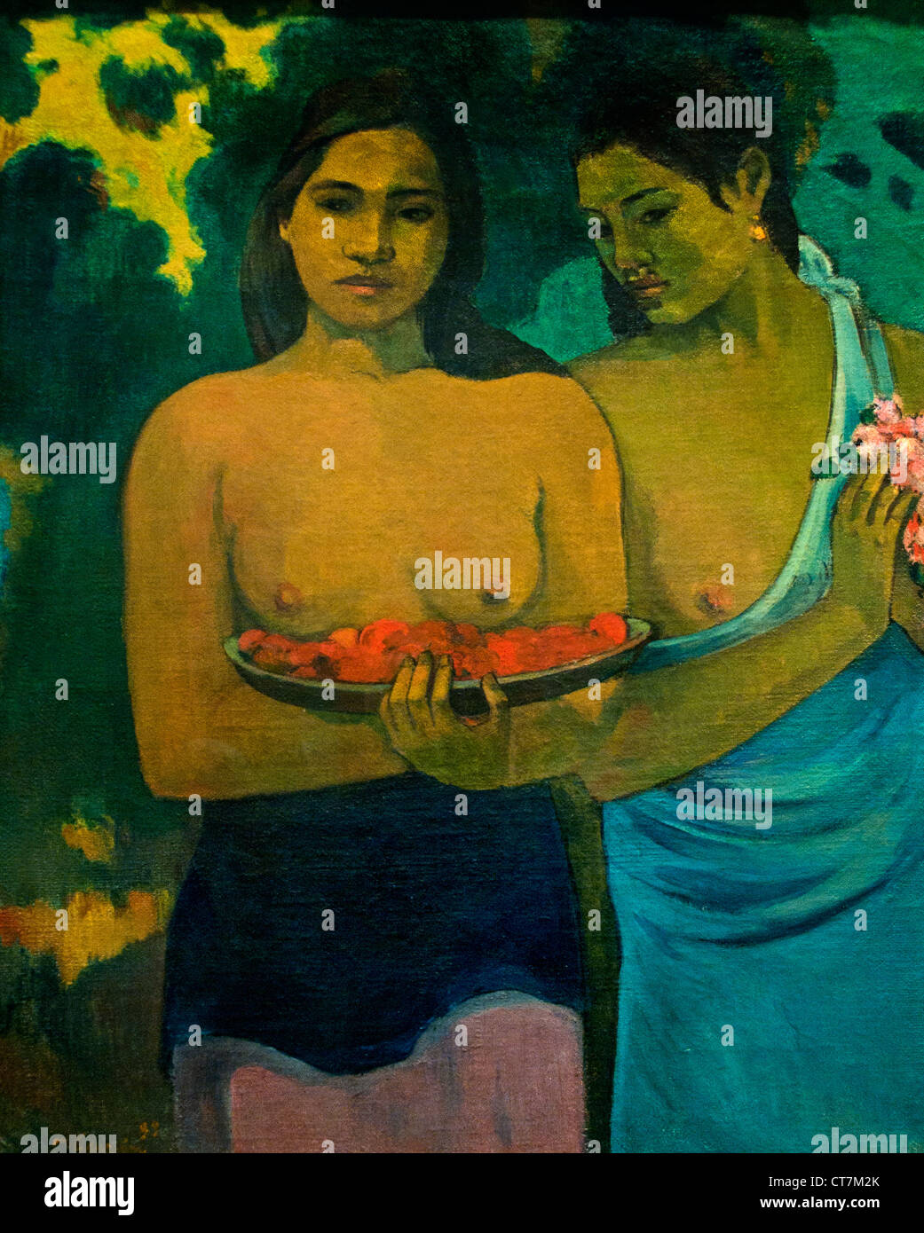 Due donne tahitiane 1899 Paul Gauguin 1848-1903 Francia - Francese Foto Stock