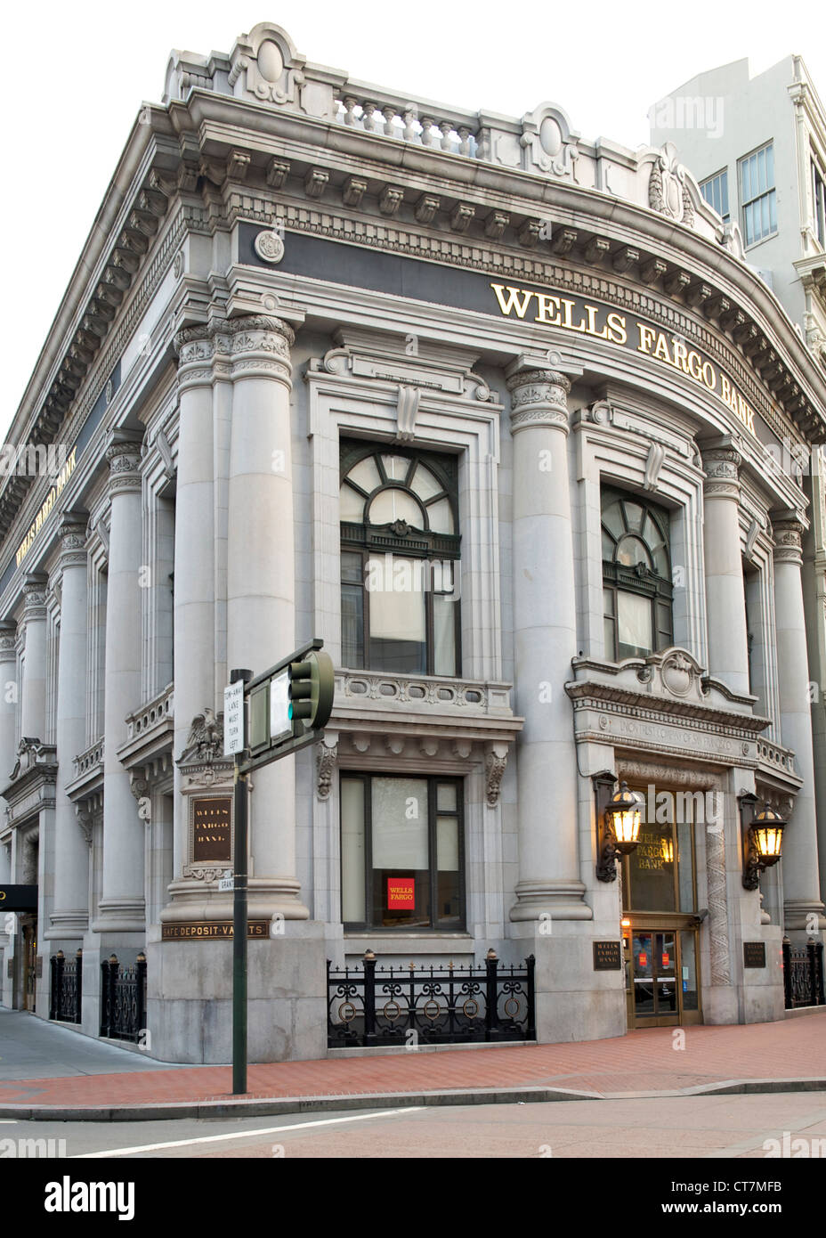 Unione Trust Company edificio (Wells Fargo Bank) a San Francisco, California, Stati Uniti d'America. Foto Stock